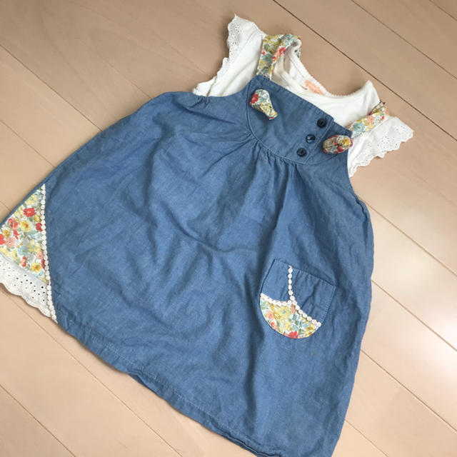 ワンピース　100 キッズ/ベビー/マタニティのキッズ服女の子用(90cm~)(ワンピース)の商品写真