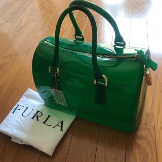 フルラ(Furla)のFURLA キャンディバッグ グリーン(ハンドバッグ)