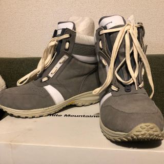 ホワイトマウンテニアリング(WHITE MOUNTAINEERING)のホワイトマウンテニアリング　牛革　ブーツ　ハイカットスニーカー(スニーカー)