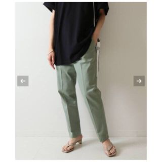 フレームワーク(FRAMeWORK)の新品 CHINO CROSSハイウエストパンツ カーキ(チノパン)