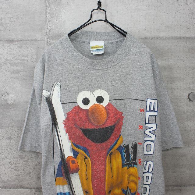 SESAME STREET(セサミストリート)のUSA 古着 セサミストリート USA製 エルモ プリントTシャツ メンズのトップス(Tシャツ/カットソー(半袖/袖なし))の商品写真