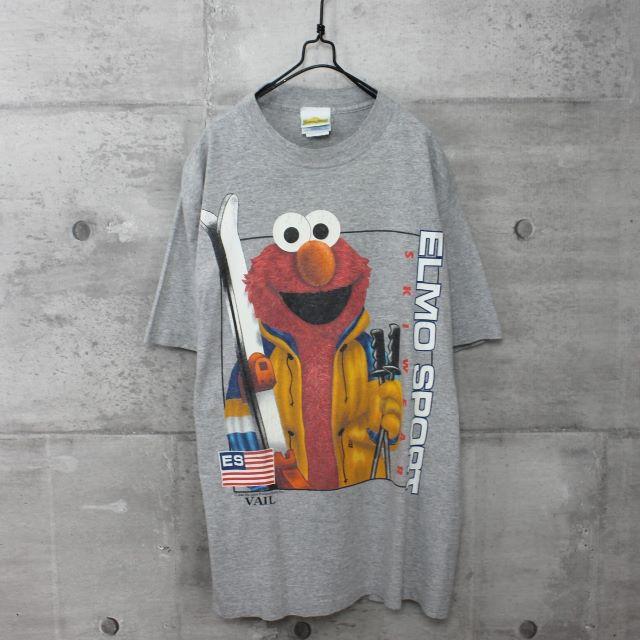 SESAME STREET(セサミストリート)のUSA 古着 セサミストリート USA製 エルモ プリントTシャツ メンズのトップス(Tシャツ/カットソー(半袖/袖なし))の商品写真