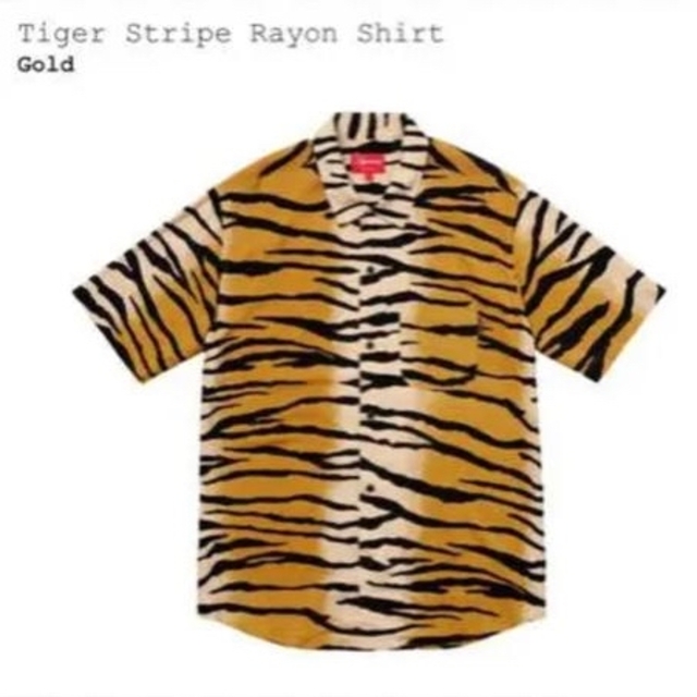 Supreme/Tiger Stripe Rayon Shirt シャツ