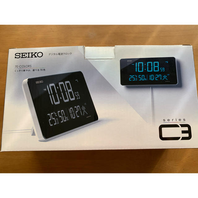 SEIKO(セイコー)のしゅう様専用　セイコー　SEIKO  デジタル電波　時計 インテリア/住まい/日用品のインテリア小物(置時計)の商品写真