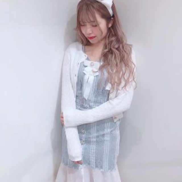 TS yua lace O/P SAX 新品未使用ワンピース