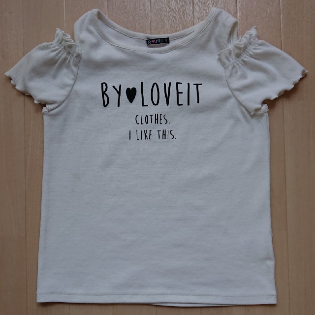 NARUMIYA INTERNATIONAL(ナルミヤ インターナショナル)のby LOVEiT   Tシャツ  150 キッズ/ベビー/マタニティのキッズ服女の子用(90cm~)(Tシャツ/カットソー)の商品写真