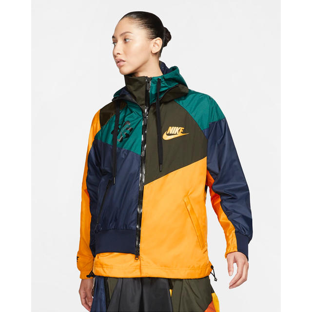 CD6298-739原産地フーデッド アノラック ナイキ x sacai US レディス L 新品未使用