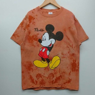 ミッキーマウス(ミッキーマウス)のミッキーマウス ディズニー DELTA ブリーチ加工Tシャツ M(Tシャツ/カットソー(半袖/袖なし))