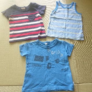 Tシャツ（赤ボーダー、車、タンクトップ）(Ｔシャツ)