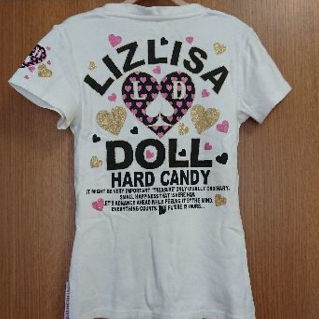 LIZ LISA doll(リズリサドール)のリズリサドール【半袖Ｔシャツ】ホワイト レディースのトップス(Tシャツ(半袖/袖なし))の商品写真