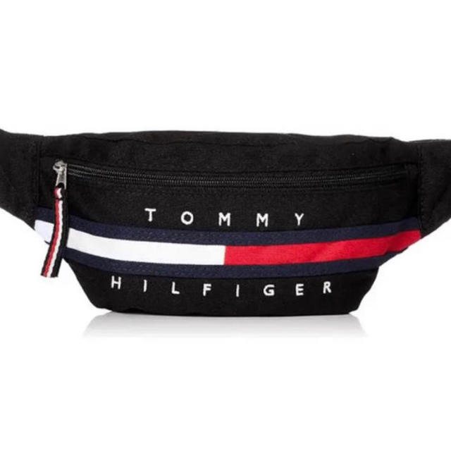 TOMMY HILFIGER ウエストポーチブラック 黒 新品未使用品 | フリマアプリ ラクマ