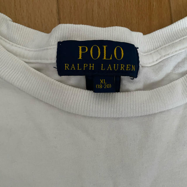 POLO RALPH LAUREN(ポロラルフローレン)のPOLO RALPH LAURENシンプル白Tシャツ レディースのトップス(Tシャツ(半袖/袖なし))の商品写真