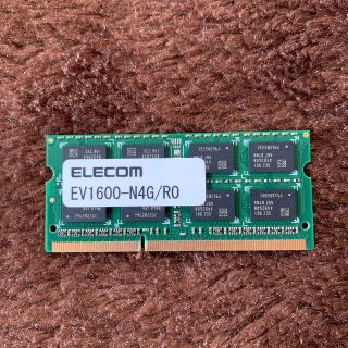 エレコム(ELECOM)のノートPC用メモリ　EV1600-N4G/RO(PCパーツ)
