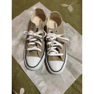 コンバース(CONVERSE)のコンバース　ベージュ(スニーカー)