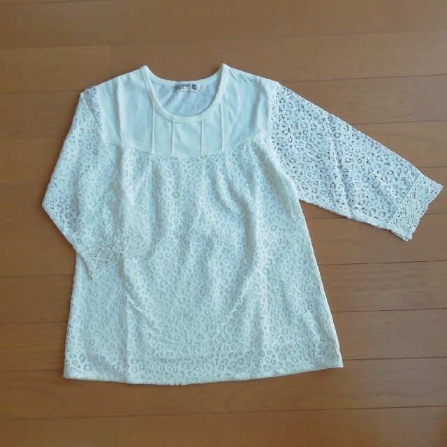 RAG MART(ラグマート)のRAG MART　7分丈Tシャツ　130cm キッズ/ベビー/マタニティのキッズ服女の子用(90cm~)(Tシャツ/カットソー)の商品写真