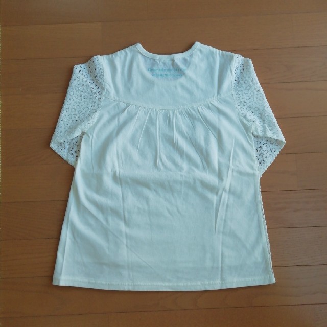 RAG MART(ラグマート)のRAG MART　7分丈Tシャツ　130cm キッズ/ベビー/マタニティのキッズ服女の子用(90cm~)(Tシャツ/カットソー)の商品写真