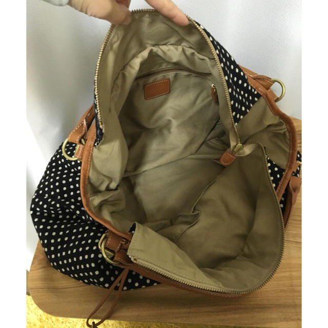 TOPKAPI(トプカピ)の水玉●ドット×レザー●トートバッグ レディースのバッグ(トートバッグ)の商品写真
