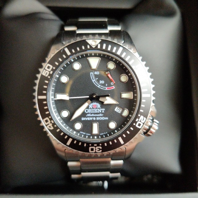 ORIENT(オリエント)のORIENT Triton　RA-EL0001B00B ダイバー　黒 メンズの時計(腕時計(アナログ))の商品写真