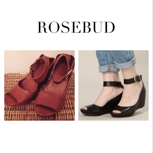 ROSE BUD(ローズバッド)のROSE BUD/レザーサンダル* レディースの靴/シューズ(サンダル)の商品写真