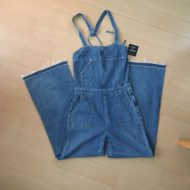 moussy(マウジー)のmoussy  デニムサロペット レディースのパンツ(サロペット/オーバーオール)の商品写真