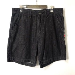 ダブルタップス(W)taps)の【H】17SS ダブルタップス デニム ショートパンツ ブラック L(ショートパンツ)