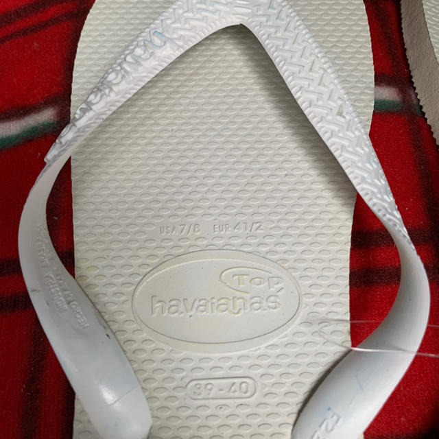 havaianas(ハワイアナス)のhavaianas ホワイト ビーチサンダル 26.0cm 新品！ メンズの靴/シューズ(ビーチサンダル)の商品写真