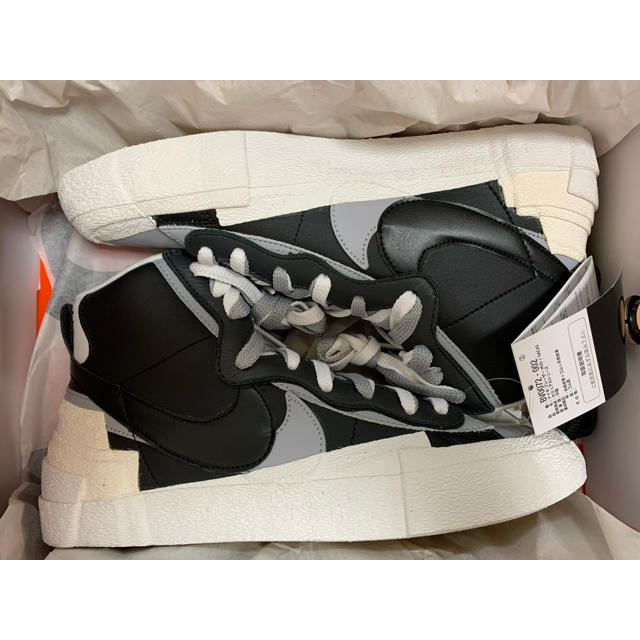 NIKE(ナイキ)のNike Sacai blazer mid Black 27.5 サカイ メンズの靴/シューズ(スニーカー)の商品写真