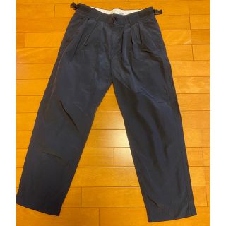 サンシー(SUNSEA)の定価2.8万 undecorated MAN パンツ ナイロン S navy(その他)