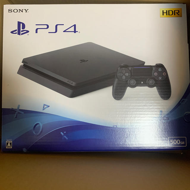 PlayStation4(プレイステーション4)のPlayStation 4 ジェット・ブラック 500GB 特典つき エンタメ/ホビーのゲームソフト/ゲーム機本体(家庭用ゲーム機本体)の商品写真