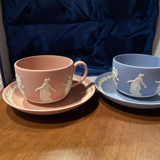 WEDGWOOD  ジャスパー　カップ＆ソーサーセットインテリア/住まい/日用品