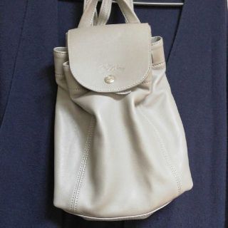 ロンシャン(LONGCHAMP)のロンシャン　レザー　リュックサック　新品(リュック/バックパック)