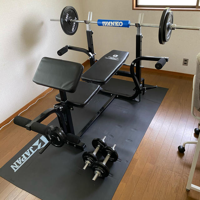 ベンチプレスセット 計100kg 【送料込み】の通販 by Rott Sell|ラクマ