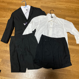 コムサイズム(COMME CA ISM)の卒園式、スーツ、シャツ2枚、半パン2枚(ドレス/フォーマル)
