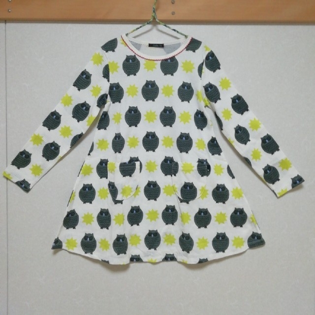 長袖ワンピース　130cm キッズ/ベビー/マタニティのキッズ服女の子用(90cm~)(ワンピース)の商品写真