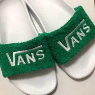 ヴァンズ(VANS)のバンズ  VANS ベナッシ　サンダル　タオル　緑　グリーン(サンダル)