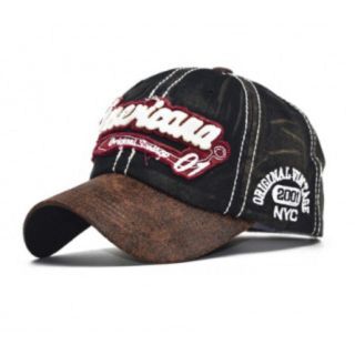americana ロゴ キャップ  ブラック(キャップ)