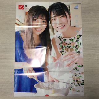 ケヤキザカフォーティーシックス(欅坂46(けやき坂46))の日向坂46 丹生明里 河田陽菜 リバーシブルポスター(アイドルグッズ)