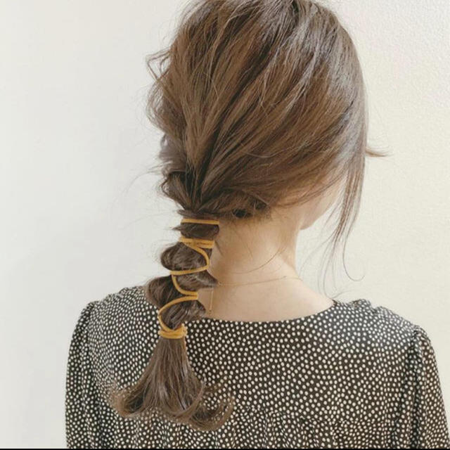 dholic(ディーホリック)の紐アレンジ リボン レディースのヘアアクセサリー(その他)の商品写真