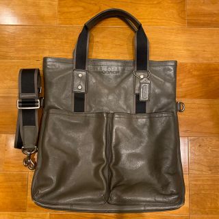 コーチ(COACH)のCOACH ヘリテージ レザー トートバッグ ショルダーバッグ(トートバッグ)