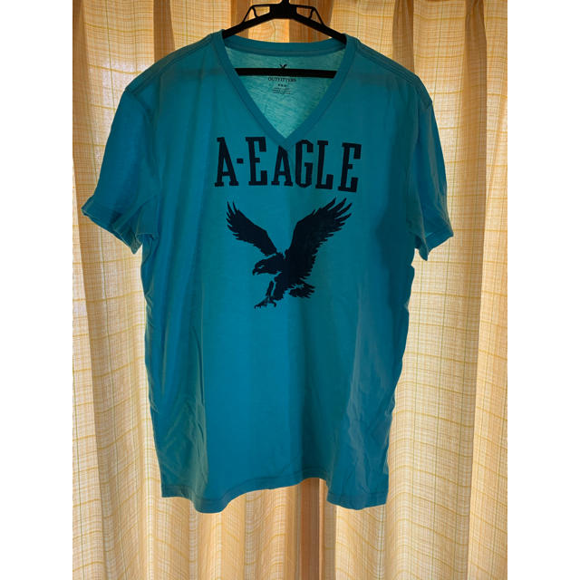 American Eagle(アメリカンイーグル)のアメリカンイーグル 半袖Tシャツ 水色 メンズのトップス(Tシャツ/カットソー(半袖/袖なし))の商品写真