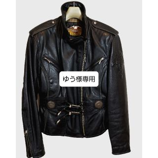 ハーレーダビッドソン(Harley Davidson)のゆう様専用　ハーレーダビッドソン ダブルライダースジャケット ビンテージ(ライダースジャケット)