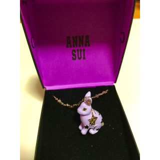 ANNA SUI アナスイ ネックレス ウサギ ブラック 月 星 レア | www