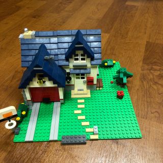 レゴ(Lego)のLEGO  青い屋根のガレージのある家(積み木/ブロック)