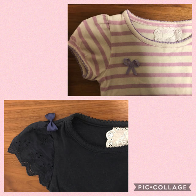 リボン Tシャツ gapTシャツ 4枚セット キッズ/ベビー/マタニティのベビー服(~85cm)(Ｔシャツ)の商品写真