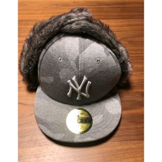 ニューエラー(NEW ERA)の【週末限定値下】 NEW ERA 59FIFTY ファー耳あて付き(キャップ)