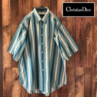 クリスチャンディオール(Christian Dior)のディオール　シャツ　半袖シャツ　メンズ　クリスチャンディオール　大きいサイズ(シャツ)
