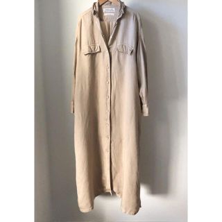 アパルトモンREMI RELIEF MAXI シャツワンピース