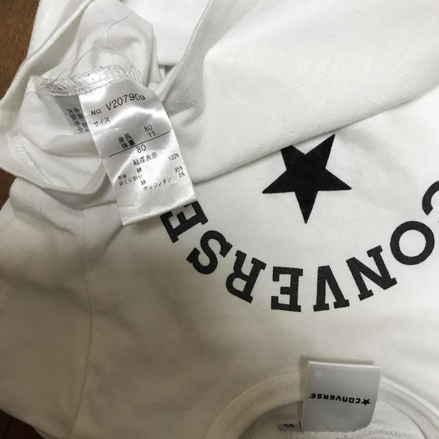 CONVERSE(コンバース)のベビーTシャツ キッズ/ベビー/マタニティのベビー服(~85cm)(Ｔシャツ)の商品写真