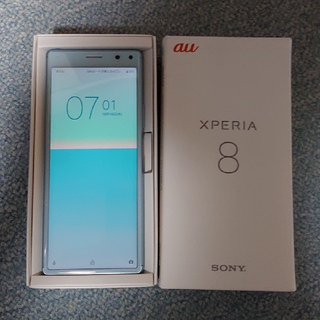 美品】auスマートフォンXperia8(SOV42) - スマートフォン本体