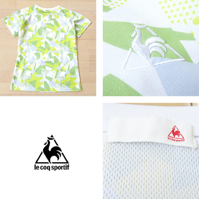 le coq sportif(ルコックスポルティフ)の超美品 M ルコックスポルティフ レディース 半袖Tシャツ レディースのトップス(Tシャツ(半袖/袖なし))の商品写真